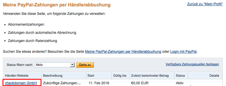 Paypal Lastschrift Stornieren Paypal Lastschrift Stornieren