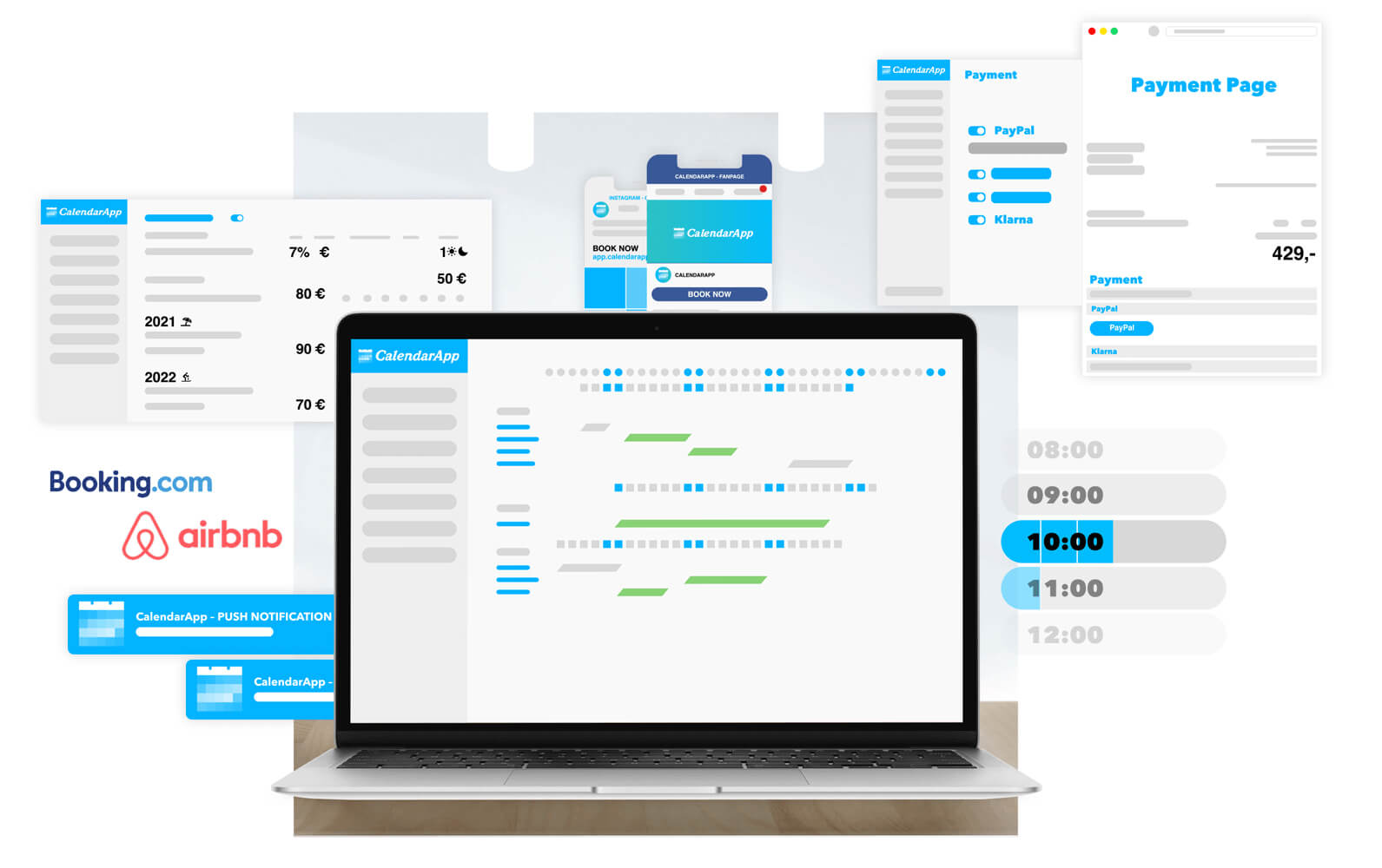 Ferienwohnung Buchungskalender, Calendarapp