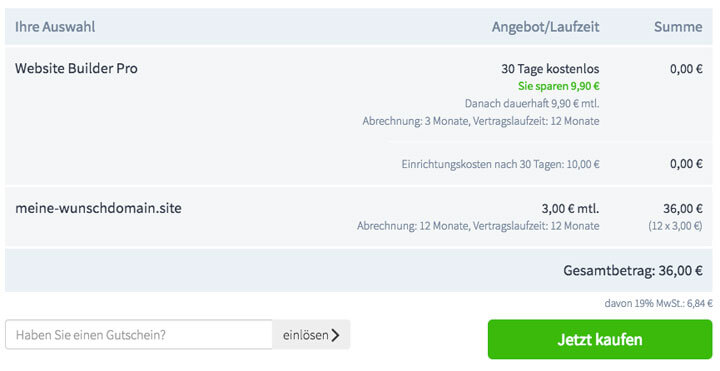 checkdomain Gutschein einlösen