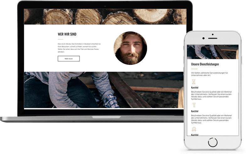 Homepage Baukasten, Handwerker Homepage erstellen