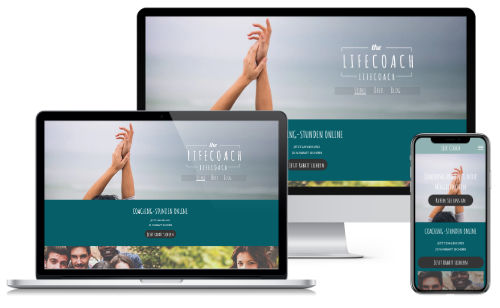 Homepage-Baukasten, Template für Berater/Coach