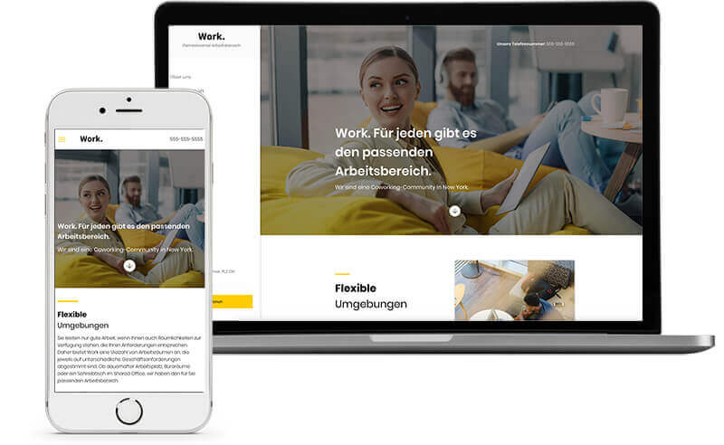 Homepage Baukasten, Vorlage für eigene Website/Homepage