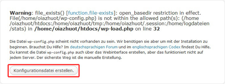 Wordpress, Eigene Domain im Browser aufrufen
