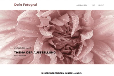 Nahaufnahme einer pinken Blüte mit Wassertropfen auf den Blütenblättern.