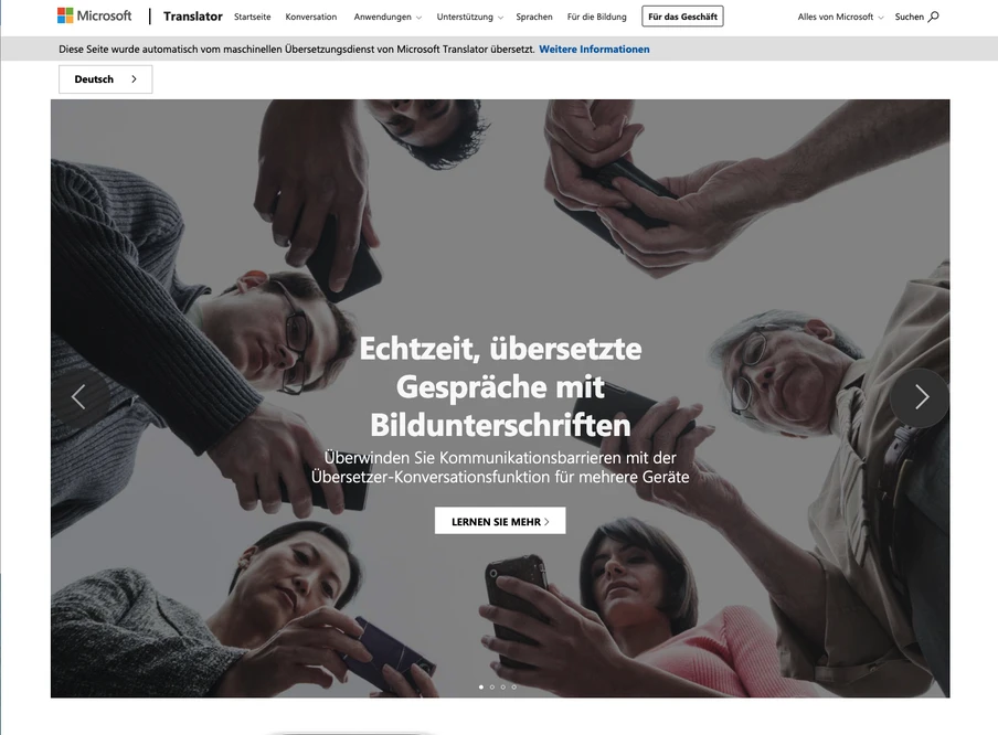 Mehrere Menschen im Kreis, halten Smartphones; zentrale Textüberlagerung sichtbar.