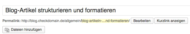 So sieht die Headline für diesen Text aktuell aus - an den Feinheiten wird zum Schluss gearbeitet.