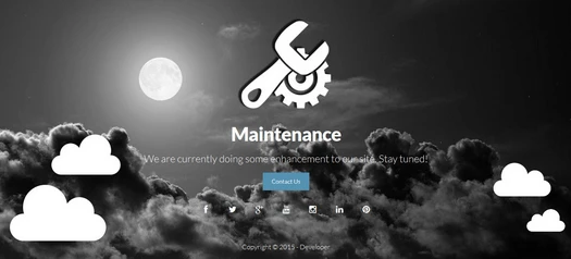 Im Wartungsmodus: Ein entsprechendes Plugin ist die schnellste Lösung, um gehackte Seiten zu sperren. Screenshot: S. Cantzler