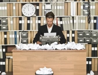 Keine Idee in Sicht und die Zeit drängt? In solchen Situationen erscheint copy & paste manchem Blogger als schneller Ausweg - doch das kann jede Menge Ärger bringen. Foto: panthermedia.net/gemenacom